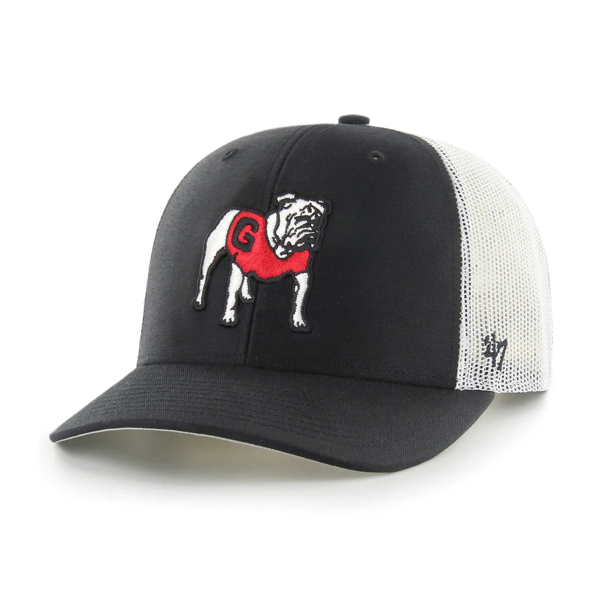 47 BRAND Men's Hats BLACK Georgia Bulldogs '47 Trucker || David's Clothing TRUKR17CTPBK
