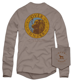 Over Under L/S Boykin Crest T-Shirt Driftwood