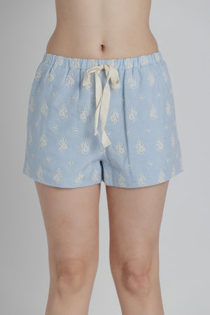 AUREUM Women's Shorts Floral Embroidered Shorts