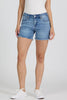DEAR JOHN DENIM Women's Shorts Dear John Julian Mid Rise Fray Hem Shorts