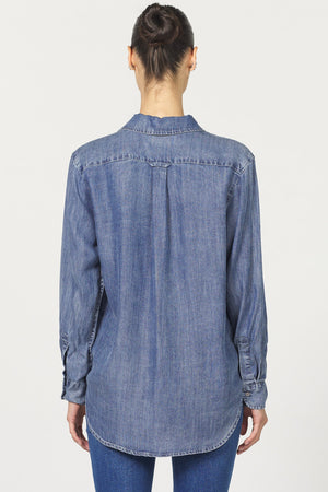 DEAR JOHN DENIM Women's Top Dear John Button Up Long Sleeve Tencel