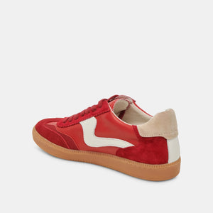 DOLCE VITA Women's Shoes Dolce Vita Notice Sneakers Crimson Suede || David's Clothing
