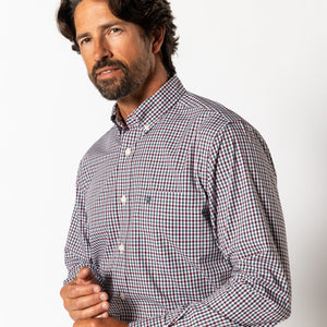 DUCK HEAD Men's Sport Shirt Duck Head Performance Poplin Sport Shirt Merill Gingham