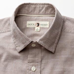 DUCKHEAD Men's Sport Shirt Duck Head Cotton Chambray Sport Shirt