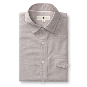 DUCKHEAD Men's Sport Shirt Duck Head Cotton Chambray Sport Shirt