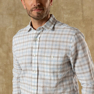 DUCKHEAD Men's Sport Shirt Duck Head Linen Cotton Oxford Sport Shirt