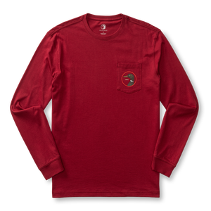 DUCKHEAD Men's Tees Duck Head Logo Long Sleeve T-Shirt