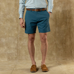 DUCKHEAD Mens Shorts TEAL BLUE / 28 Duck Head 8" Harbor Performance Short D61004409