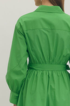 ENTRO INC Women's Dresses Tie Waist Mini Dress