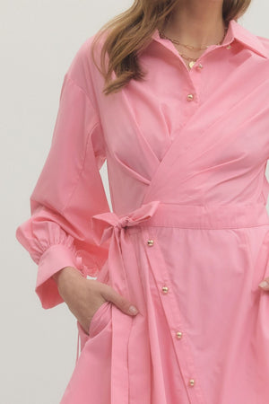 ENTRO INC Women's Dresses Tie Waist Mini Dress