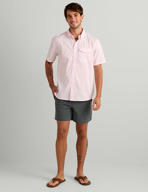 HUK FISHING Men's Sport Shirt Huk Chatham Seersucker Shirt