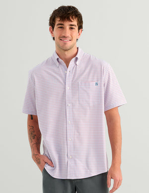 HUK FISHING Men's Sport Shirt MINERAL RED PIER PLAID / S Huk Kona Button-Down H1500212566