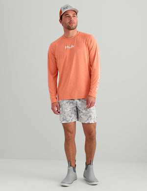 HUK FISHING Men's Tees Huk Airweight Crew