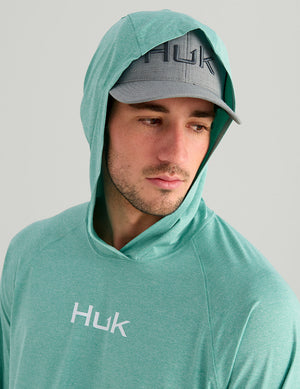 HUK FISHING Men's Tees Huk Airweight Long Sleeve Hoodie