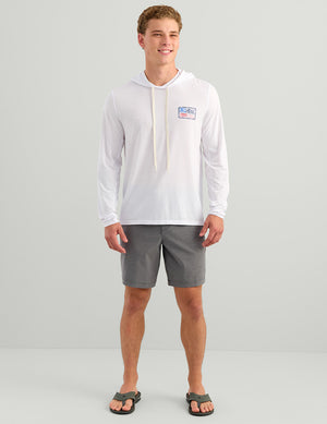 HUK FISHING Men's Tees Huk Drift Performance Hoodie Tee