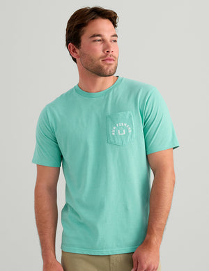HUK FISHING Men's Tees Huk Fishing Pocket Tee