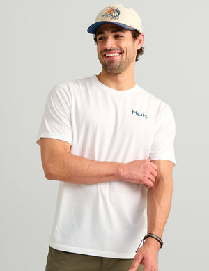 HUK FISHING Men's Tees Huk KC Americana Tee
