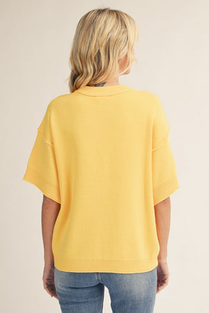 JODIFL Women's Sweaters Raw Edge Accent Comfy Sweater Top