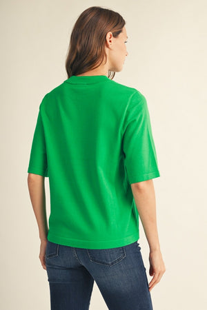 JODIFL Women's Top Round Neck Comfy Sweater Top