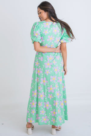 KARLIE CLOTHES Women's Dresses 252 KEY HOLE PUFF