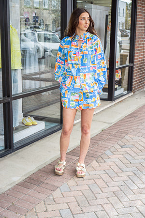 KARLIE CLOTHES Women's Shorts Karlie Santorini Short