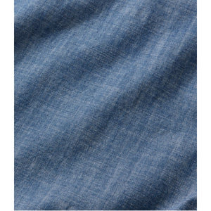 L.L.Bean Men's Sport Shirt L.L.Bean Men's Comfort Stretch® Chambray Shirt, Traditional Untucked Fit, Long-Sleeve
