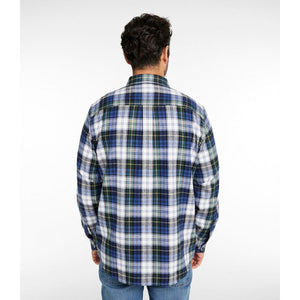 L.L.Bean Men's Sport Shirt L.L.Bean Men's Scotch Plaid Flannel Shirt, Traditional Fit