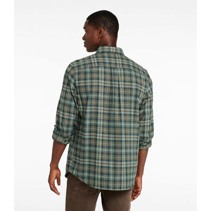 L.L.Bean Men's Sport Shirt L.L.Bean Men's Scotch Plaid Flannel Shirt, Traditional Fit