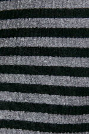 LELIS COLLECTION Women's Sweaters Long Sleeve Round Neck Striped Button Up Top