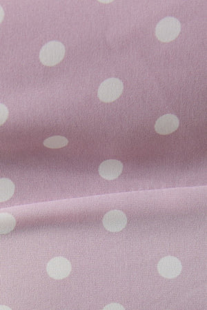 LELIS COLLECTION Women's Top Attached Scarf Neck Polka Dot Tube Top