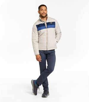 LL Bean Men's Jackets L.L. Bean Men's Mountain Classic Puffer Jacket, Colorblock
