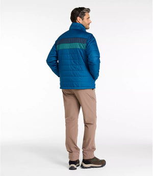 LL Bean Men's Jackets L.L. Bean Men's Mountain Classic Puffer Jacket, Colorblock