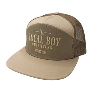 LOCAL BOY OUTFITTERS Men's Hats TAN/DARK TAN Local Boy Men's 7 Panel Hat L3000792TDT