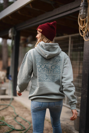 LOCAL GIRL Women's Outerwear Local Girl Brushwood Hoodie - Field & Forest
