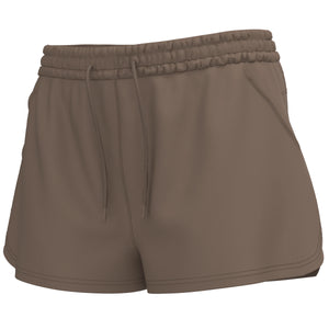 LOCAL GIRL Women's Shorts COCOA / XS Local Girl Velvet Fleece Shorts L5160008