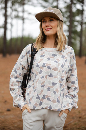 LOCAL GIRL Women's Top Local Girl Women's Revive Crewneck || David's Clothing