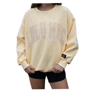 LU LU MAC Women's Sweatshirt BUTTER / XS Lulu Mac Mono Sweatshirt MONO-2225