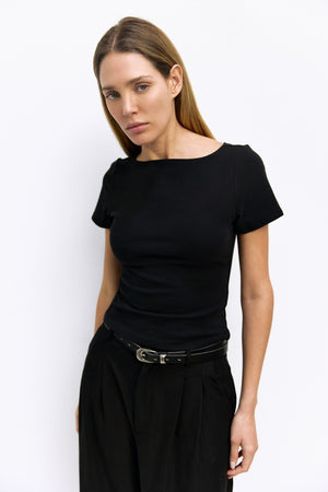 MOD REF CLOTHIN Women's Tops BLACK / S The Breanna Top TAR0408