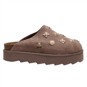 OLEM Women's Shoes Sunday Studded Mule