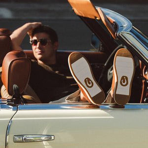 OLUKAI Mens Shoes Olukai Kākaha Nia Men’s Leather Slip-On Shoes || David's Clothing