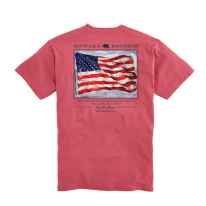 ONWARD RESERVE Men's Tees WASHED RED / M Onward Reserve Old Glory Tee || David's Clothing 1MC00T030601