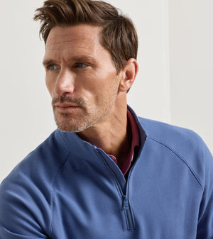 PETER MILLAR Men's Pullovers Peter Millar Cradle Piqué Performance Quarter-Zip