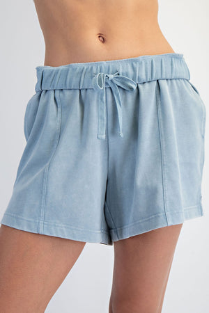 RAE MODE Mineral Washed Side Slit Short Set
