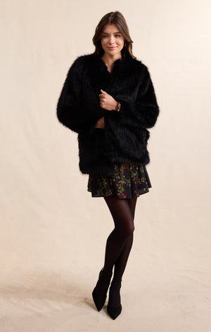 SADIE AND SAGE Women's Jackets Sadie and Sage Mathilde Faux Fur Coat