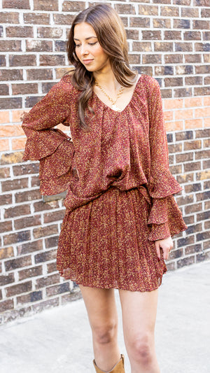 SADIE AND SAGE Women's Skirts Sadie and Sage Candelight Mini Skirt