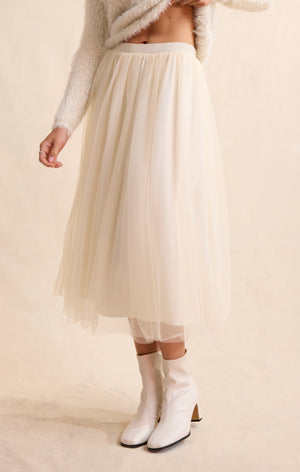 SADIE AND SAGE Women's Skirts Sadie and Sage Invitation Tulle Midi Skirt
