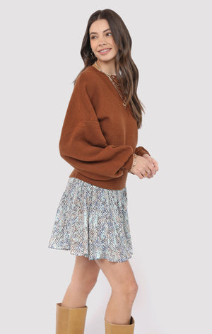 SADIE AND SAGE Women's Sweaters Sadie and Sage on A Stroll Dolman Sleeve Top || David's Clothing