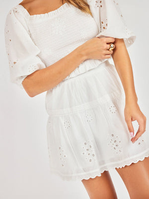 SADIE AND SAGE Women's Top Bloomfield Smocked Top