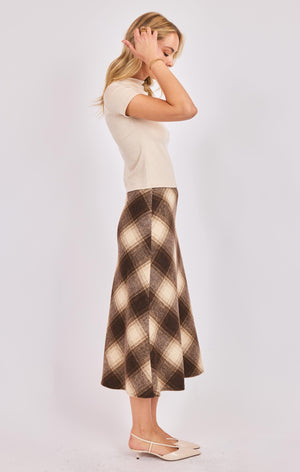 SADIE AND SAGE Women's Top Sadie and Sage Anthem High Neck S/slv Knit Top || David's Clothing