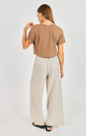 SADIE AND SAGE Women's Top Sadie and Sage Sand Toys Cropped Tee